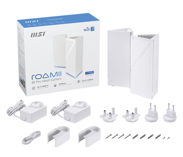 MSI Roamii BE Pro Mesh System (11000Mb/s a/b/g/n/ac/ax/be) 2xAP Roamii BE Pro(2-pack) MRBE110 x 2 - 1483077 - zdjęcie 6